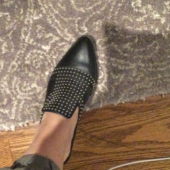 1.State studded cowboy western style black mules in 37.5 or 7 trendy - Picture 6 of 7